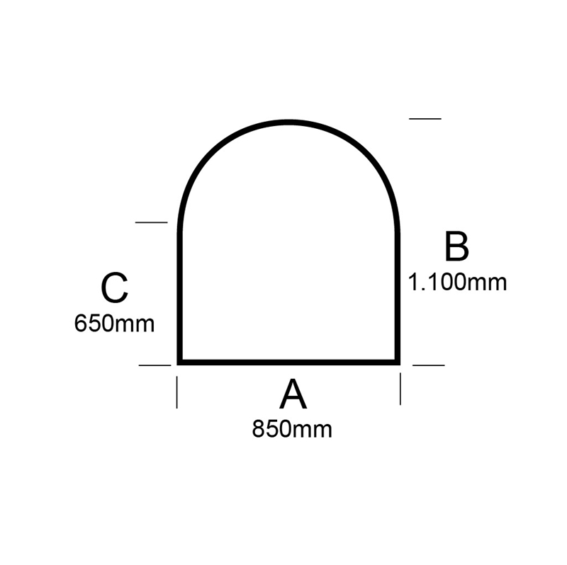 Spark Protection Tempered Glass Plate